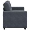 vidaXL Loveseat Sofa Tmavě &scaron;ed&aacute; 160x77x82 cm samet