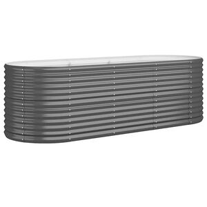 vidaXL Vyv&yacute;&scaron;en&yacute; z&aacute;hon pozinkovan&aacute; ocel 224x80x68 cm antracitov&yacute;