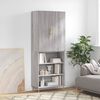 vidaXL Skř&iacute;ň highboard &scaron;ed&aacute; sonoma 69,5 x 34 x 180 cm kompozitn&iacute; dřevo
