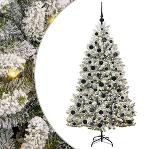 vidaXL Uměl&yacute; v&aacute;nočn&iacute; stromeček 180 cm 300 LED Tepl&aacute; b&iacute;l&aacute; PVC a ocel
