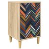 vidaXL Nočn&iacute; skř&iacute;ňka OMMEN Dub sonoma 36 x 33 x 60 cm Kompozitn&iacute; dřevo