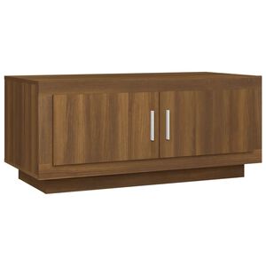 vidaXL Konferenčn&iacute; stolek hněd&yacute; dub 102 x 50 x 45 cm kompozitn&iacute; dřevo