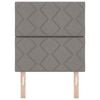 vidaXL Čelo postele s čelo Taupe 80 cm textil