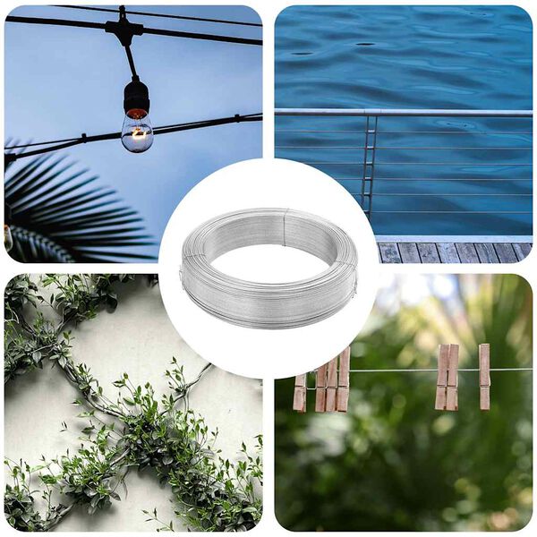 vidaXL Plotov&yacute; vyvazovac&iacute; dr&aacute;t 250 m 3,8 mm ocelov&yacute;