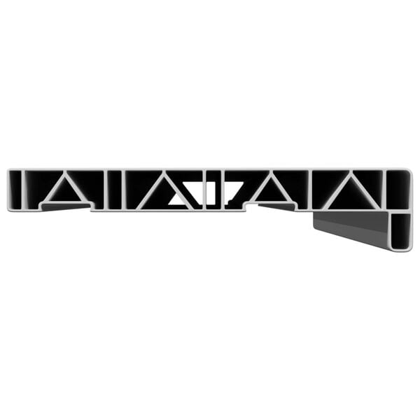 vidaXL Parapet okna B&iacute;l&aacute; 80 x 20 x 4,5 cm PVC