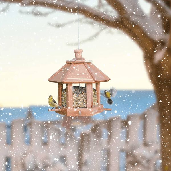 HI Závěsné krmítko pro ptáky hnědé