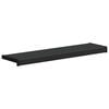 vidaXL Parapet okna Čern&aacute; s dřevěnou texturou 100 x 20 x 4,5 cm PVC