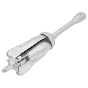 vidaXL Skládací kotva stříbrná 2,5 kg kujné železo