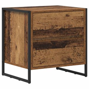 vidaXL Nočn&iacute; stolek Star&eacute; dřevo 50 x 39.5 x 50 cm kompozitn&iacute; dřevo