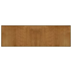 vidaXL Koberec obd&eacute;ln&iacute;kov&yacute; hněd&yacute; 60 x 200 cm bambus