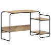 vidaXL Stůl s &uacute;ložn&yacute;m prostorem Dub artisan 131.5 x 50 x 75.5 cm