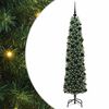 vidaXL Uměl&yacute; v&aacute;nočn&iacute; stromeček Zelen&aacute; 180 cm PVC, ocel a plast