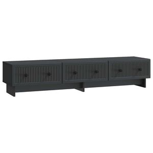 vidaXL Televizn&iacute; skř&iacute;ň Čern&aacute; 147 x 34,5 x 30 cm Kompozitn&iacute; dřevo