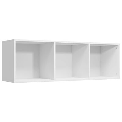 vidaXL Knihovna / TV skříňka bílá 36 x 30 x 114 cm dřevotříska
