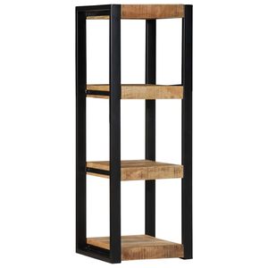 vidaXL N&aacute;stěnn&aacute; police 35x35x100 cm masivn&iacute; hrub&yacute; mangovn&iacute;k