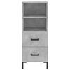vidaXL Skř&iacute;ň highboard betonově &scaron;ed&aacute; 34,5x34x180 cm kompozitn&iacute; dřevo