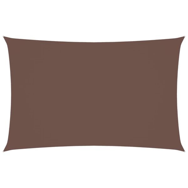 vidaXL St&iacute;n&iacute;c&iacute; plachta oxfordsk&aacute; l&aacute;tka obd&eacute;ln&iacute;kov&aacute; 2,5 x 5 m hněd&aacute;