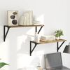 vidaXL N&aacute;stěnn&eacute; poličky 2 pcs Artisanov&yacute; dub 60 x 25 x 25,5 cm