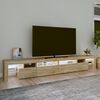 vidaXL TV skř&iacute;ňka s LED osvětlen&iacute;m dub sonoma 260x36,5x40 cm