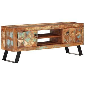 vidaXL TV skř&iacute;ňka 112 x 30 x 45 cm masivn&iacute; recyklovan&eacute; dřevo