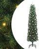 vidaXL Uměl&yacute; v&aacute;nočn&iacute; stromeček Zelen&aacute; 240 cm PVC, ocel a plast