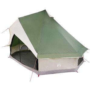 vidaXL Tipi stan 8m&iacute;stn&yacute; Zelen&aacute; taft