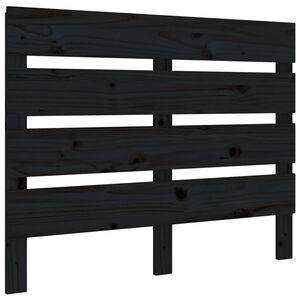 vidaXL Čelo postele čern&eacute; 100 x 3 x 80 cm masivn&iacute; borovice