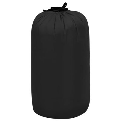 vidaXL Lehký dětský spací dekový černý 670 g 15 °C