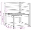 vidaXL Zahradn&iacute; rohov&aacute; sedačka Masivn&iacute; ak&aacute;tov&eacute; dřevo Př&iacute;rodn&iacute;