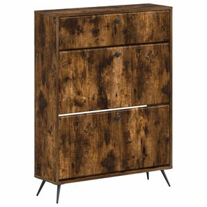vidaXL Skř&iacute;ň na obuv BREDA 78 x 24 x 103 cm Kompozitn&iacute; dřevo