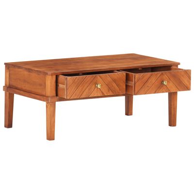 vidaXL Konferenční stolek 100 x 50 x 41 cm masivní akáciové dřevo