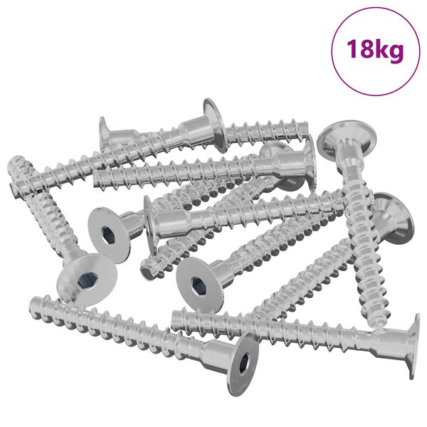 vidaXL &Scaron;roub 5143 pcs Zinkovan&yacute; 5 x 40 mm Železo
