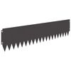 vidaXL Okraj tr&aacute;vn&iacute;ku 20 pcs 103 x 25 cm Ocel Čern&aacute;