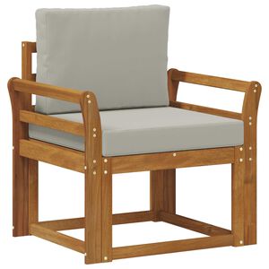 vidaXL Venkovn&iacute; pohovka Masivn&iacute; ak&aacute;ciov&eacute; dřevo a polyester