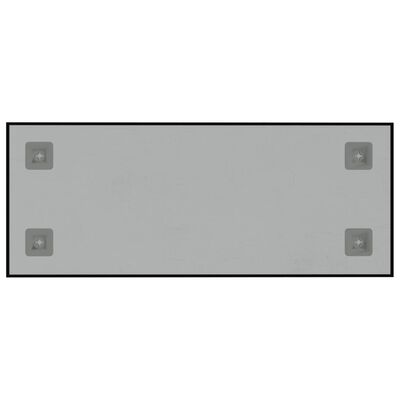 vidaXL Nástěnná magnetická tabule černá 50 x 20 cm tvrzené sklo
