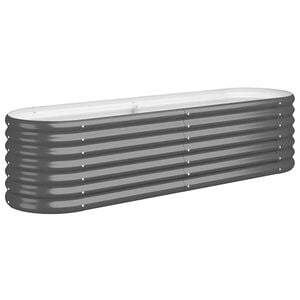 vidaXL Vyv&yacute;&scaron;en&yacute; z&aacute;hon pozinkovan&aacute; ocel 152x40x36 cm antracitov&yacute;