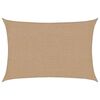 vidaXL St&iacute;n&iacute;c&iacute; plachta 160 g/m&sup2; taupe 2 x 2,5 m HDPE