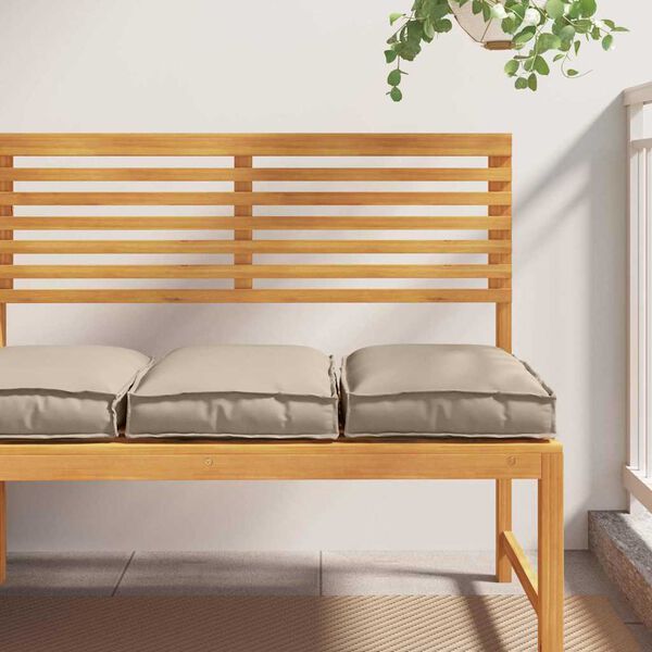 vidaXL Pol&scaron;t&aacute;ř 2 pcs Taupe 40 x 40 x 8 cm Oxford l&aacute;tka