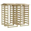 vidaXL Pergoly se střechou 4 ks 100x90x200 cm impregnovan&aacute; borovice