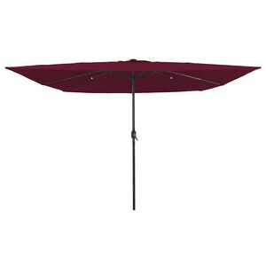 vidaXL Zahradn&iacute; slunečn&iacute;k Bordeaux červen&aacute; 295 x 295 x 245 cm