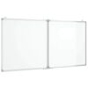 vidaXL Magnetick&aacute; tabule rozkl&aacute;dac&iacute; 120 x 60 x 1,7 cm hlin&iacute;k