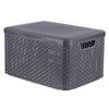 Curver &Uacute;ložn&yacute; box s v&iacute;kem Style L 30 l metalick&yacute; stř&iacute;brn&yacute;