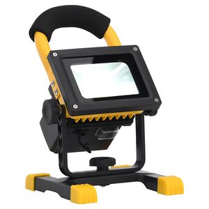 vidaXL Dob&iacute;jec&iacute; LED reflektor s rukojet&iacute; 30 W studen&eacute; b&iacute;l&eacute; světlo