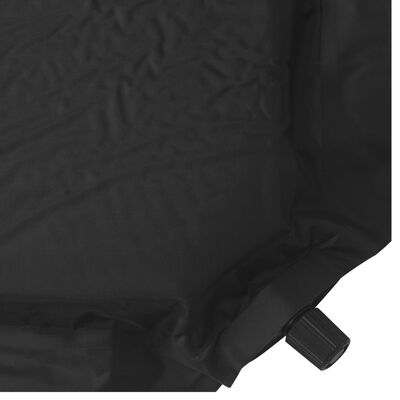 vidaXL Nafukovací karimatka 66 x 200 cm černá