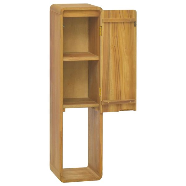 vidaXL N&aacute;stěnn&aacute; koupelnov&aacute; skř&iacute;ňka 25 x 25 x 100 cm masivn&iacute; teak
