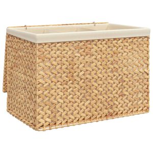 vidaXL Ko&scaron; na pr&aacute;dlo se 3 přihr&aacute;dkami 75 x 42,5 x 52 cm vodn&iacute; hyacint