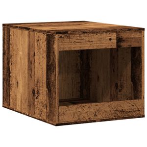 vidaXL Skř&iacute;ňka na kočič&iacute; z&aacute;chod old wood 47x59x42 cm kompozitn&iacute; dřevo
