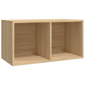vidaXL &Uacute;ložn&yacute; box na LP desky dub sonoma 71x34x36 cm kompozitn&iacute; dřevo