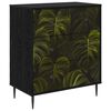 vidaXL Př&iacute;born&iacute;k ELBURG Tisk z palmov&eacute;ho listu 66 x 36,5 x 76 cm
