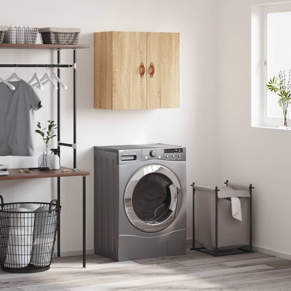 vidaXL N&aacute;stěnn&aacute; skř&iacute;ňka dub sonoma 60 x 31 x 60 cm kompozitn&iacute; dřevo